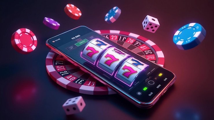 bet 5000 mobile app interface showing slot games and live dealer tables